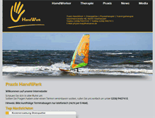 Tablet Screenshot of praxis-handwerk.de